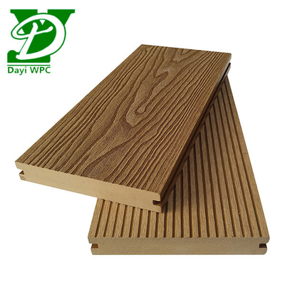140x23mm wodoodporny kompozytowy pokład wygrabowany kompozytowy pokład dla przestrzeni zewnętrznych