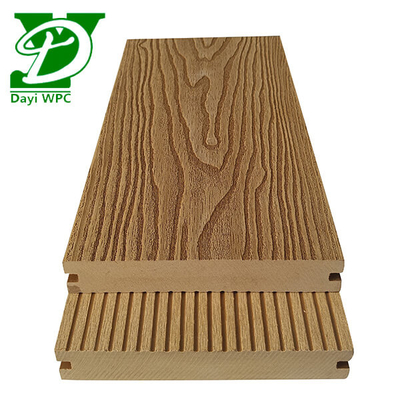 140x23mm wodoodporny kompozytowy pokład wygrabowany kompozytowy pokład dla przestrzeni zewnętrznych