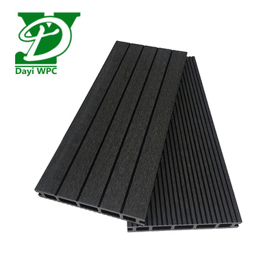 Bevel WPC Composite Decking Czarny WPC Decking Odporność na korozję
