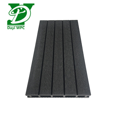 Bevel WPC Composite Decking Czarny WPC Decking Odporność na korozję