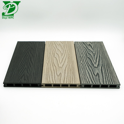 3D głęboko wygrabowane, puste, wykończone, WPC, podłogi zewnętrzne 140mx23mmx2900mm