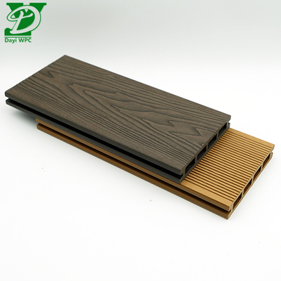 3D głęboko wygrabowane, puste, wykończone, WPC, podłogi zewnętrzne 140mx23mmx2900mm
